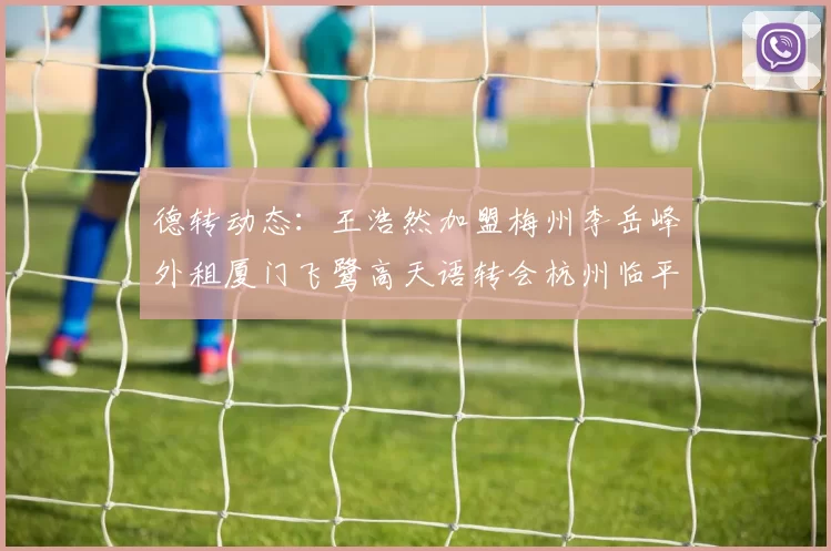 德转动态：王浩然加盟梅州李岳峰外租厦门飞鹭高天语转会杭州临平吴越